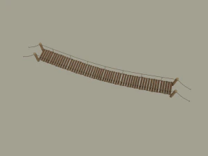 rope bridge 3D Model