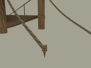rope bridge 3D Model