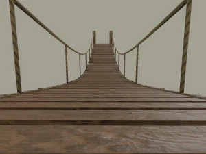 rope bridge 3D Model