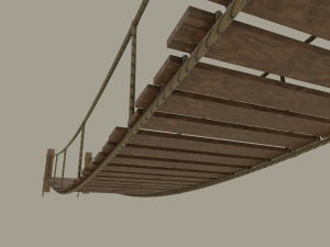 rope bridge 3Dモデル