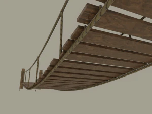 rope bridge 3D Model