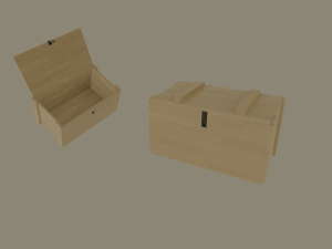 military ammo crate Model 3D