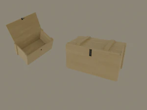 caixa de muni&ccedil;&atilde;o militar Modelo 3D