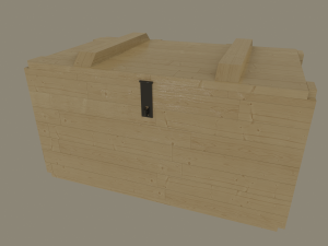 military ammo crate Modelo 3D
