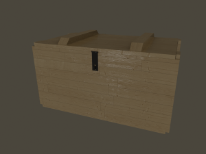 military ammo crate Modelo 3D