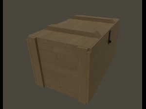 military ammo crate Modelo 3D