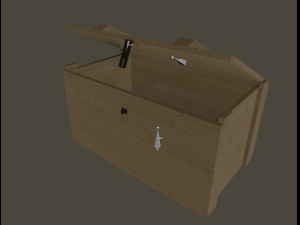 military ammo crate Modelo 3D