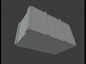 military ammo crate Modelo 3D