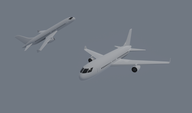 airplane 3D Model .c4d .max .obj .3ds .fbx .stl .blend 