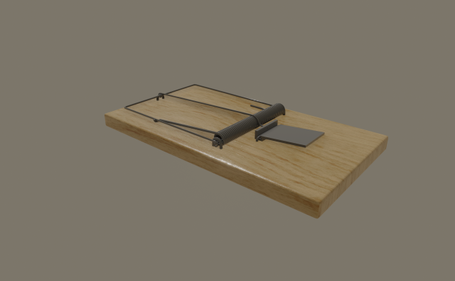 mousetrap Modelo 3D .c4d .max .obj .3ds .fbx .stl .blend 