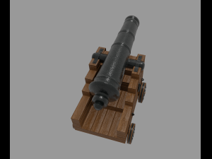 pirate cannon 3D Model