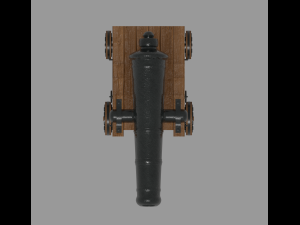pirate cannon 3D Model