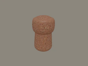 샴페인 코르크 3D 모델