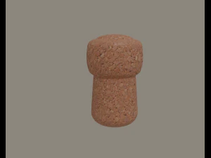샴페인 코르크 3D 모델