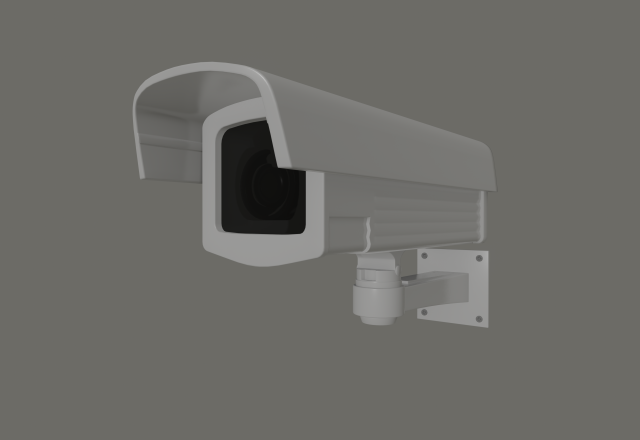 security camera 3D-Modell .c4d .max .obj .3ds .fbx .stl .blend 