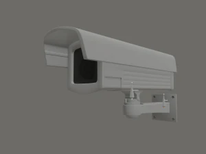 c&acirc;mera de seguran&ccedil;a Modelo 3D