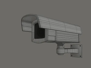c&acirc;mera de seguran&ccedil;a Modelo 3D