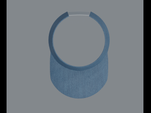 visor cap Model 3D