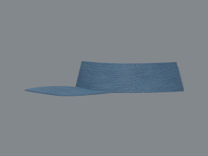 visor cap Model 3D