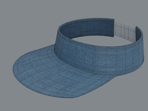 visor cap Model 3D