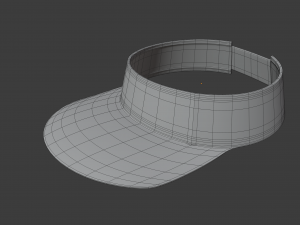 visor cap Model 3D