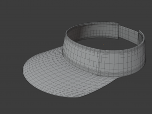 visor cap Model 3D