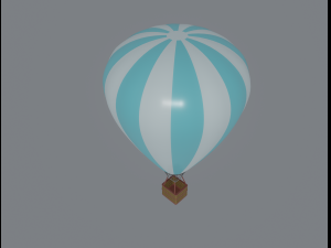 hot air balloon 3D Model