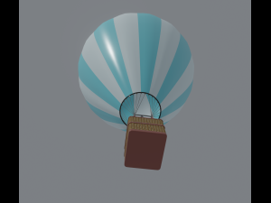 hot air balloon 3D Model