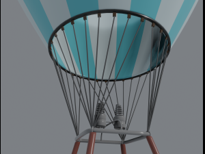 hot air balloon 3D Model