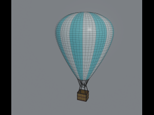 hot air balloon 3D Model