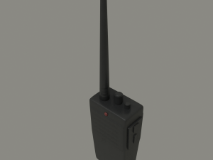 walkie talkie 3D 모델