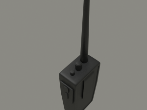 walkie talkie 3D 모델