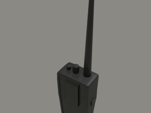 walkie talkie 3D 모델
