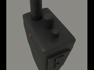 walkie talkie 3D 모델