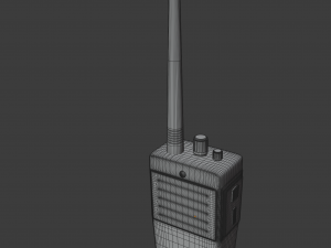 walkie talkie 3D 모델