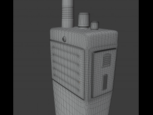 walkie talkie 3D 모델