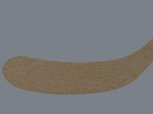 wooden hockey stick 3D Model