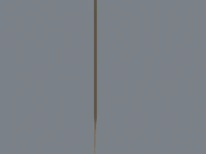 wooden hockey stick 3D Model