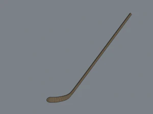 wooden hockey stick 3D Model