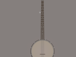 banjo 3D 模型