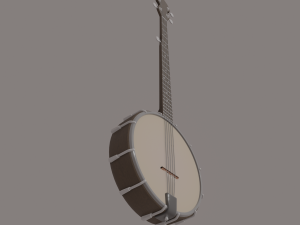 banjo 3D 模型
