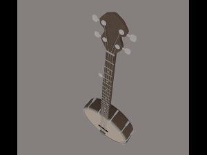 banjo 3D 模型