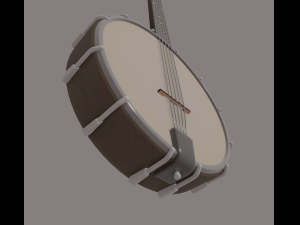 banjo 3D 模型