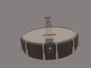 banjo 3D 模型
