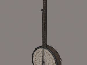 banjo 3D 模型