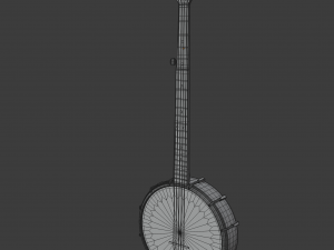 banjo 3D 模型