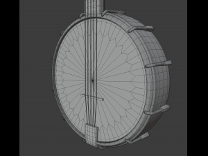 banjo 3D 模型