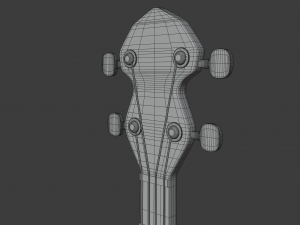 banjo 3D 模型