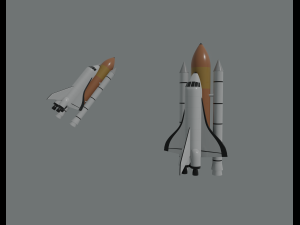 space shuttle 3D Models