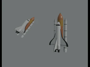 スペースシャトル 3Dモデル